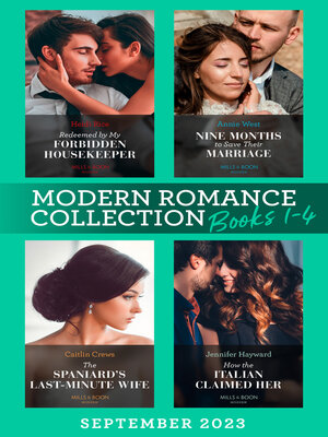 cover image of Modern Romance September 2023 Books 1-4 – 4 Books in 1